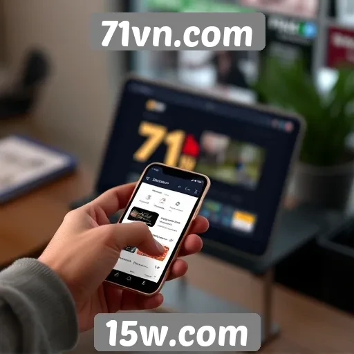 Experiência do usuário no 71vn.com em dispositivos móveis